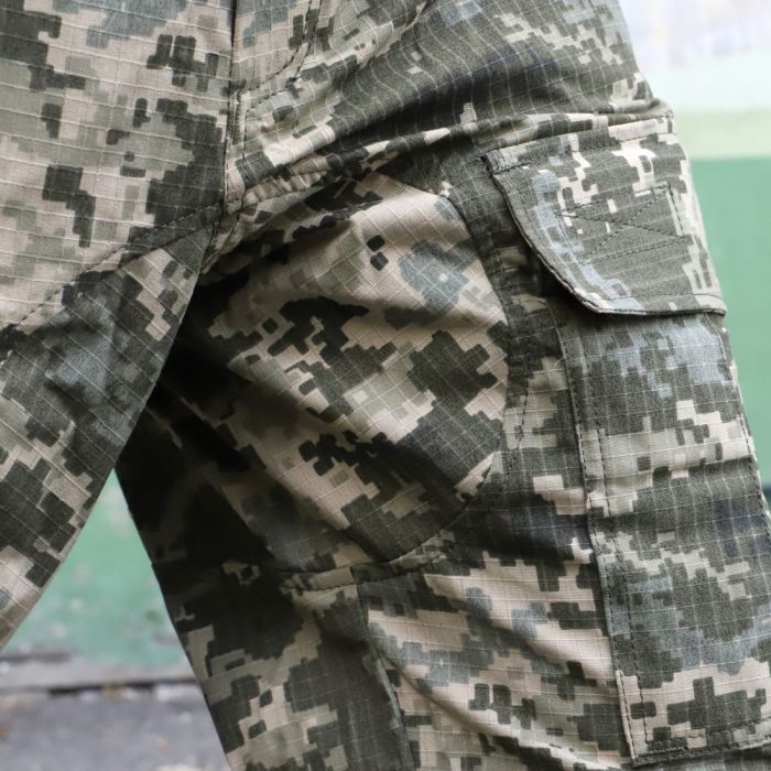 Raptor Tac, штани польові "Розвідник", піксель 80% бавовна, 20% поліестер, ріп стоп
