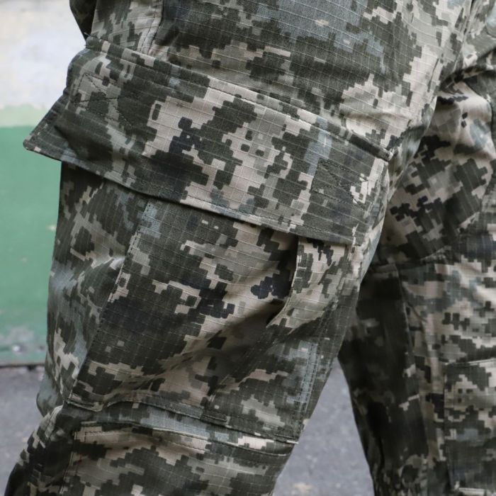 Raptor Tac, штани польові "Розвідник", піксель 80% бавовна, 20% поліестер, ріп стоп