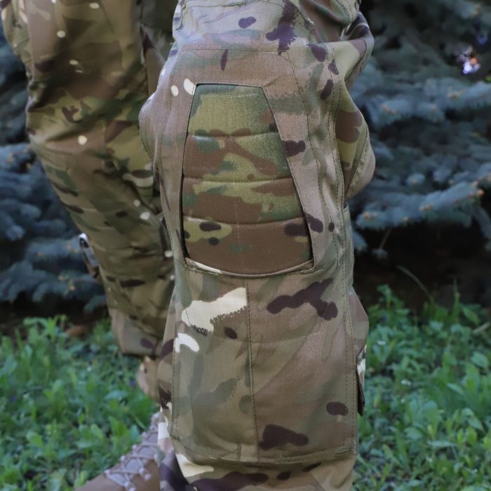 Raptor Tac, штани тактичні з наколінниками Original MultiCam RIPSTOP, еластичними вставками MultiCam, RAPTOR PRO, тканина вогнетривка