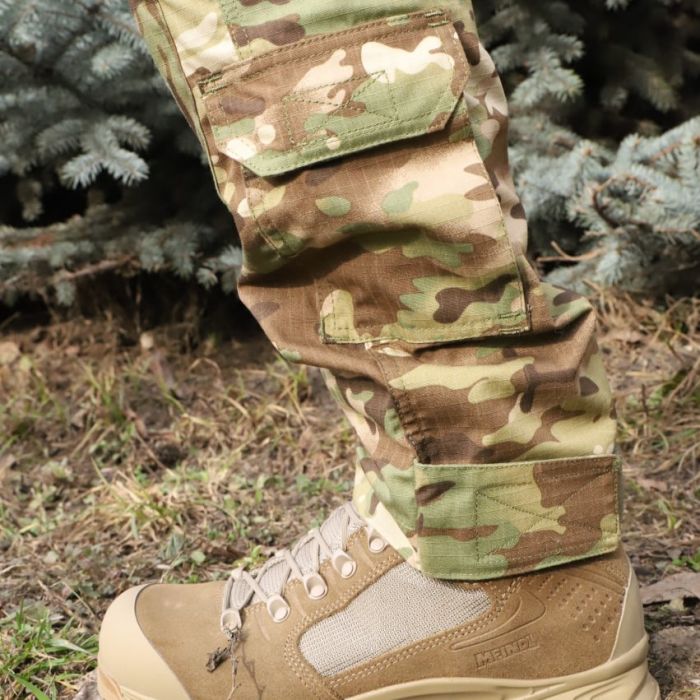 Штани тактичні з наколінниками MultiCam, RAPTOR, 65% бавовна, 35% поліестер, ріп стоп