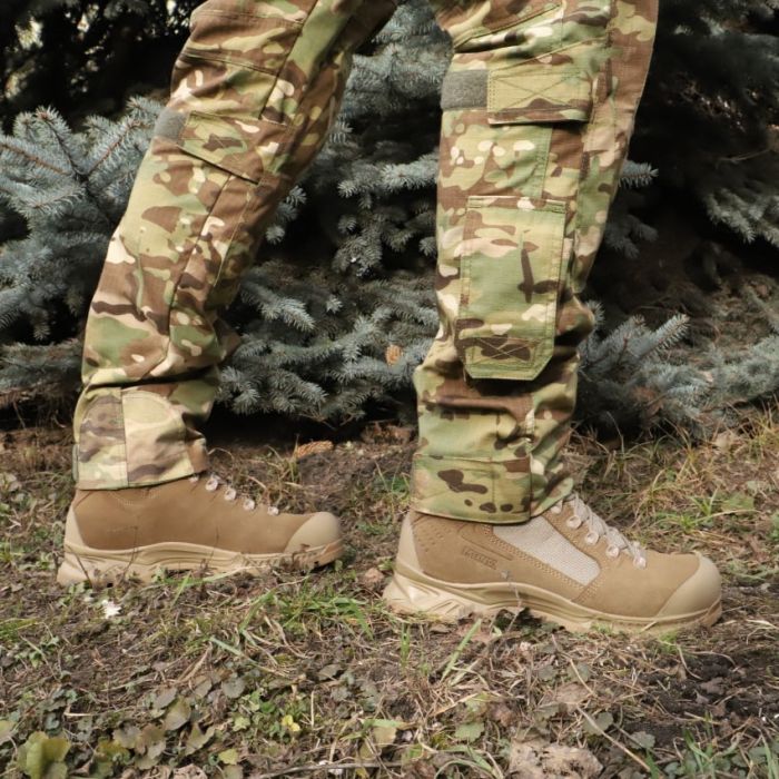 Штани тактичні з наколінниками MultiCam, RAPTOR, 65% бавовна, 35% поліестер, ріп стоп