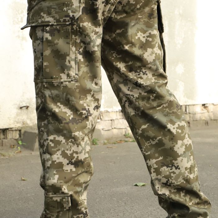 Raptor Tac, костюм Soft Shell піксель, на флісі "Шторм"