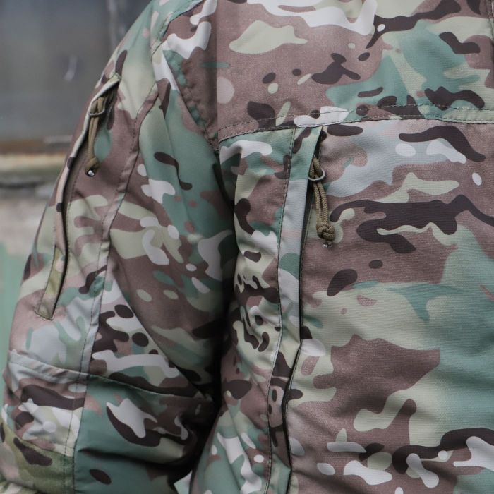 Куртка зимова "Альфа" Nord Storm, вітро та вологозахисна Multicam, ріп стоп, кордура USA оригінал, Raptor Tac