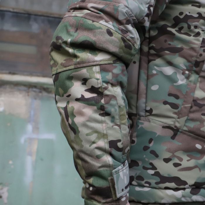 Куртка зимова "Альфа" Nord Storm, вітро та вологозахисна Multicam, ріп стоп, кордура USA оригінал, Raptor Tac