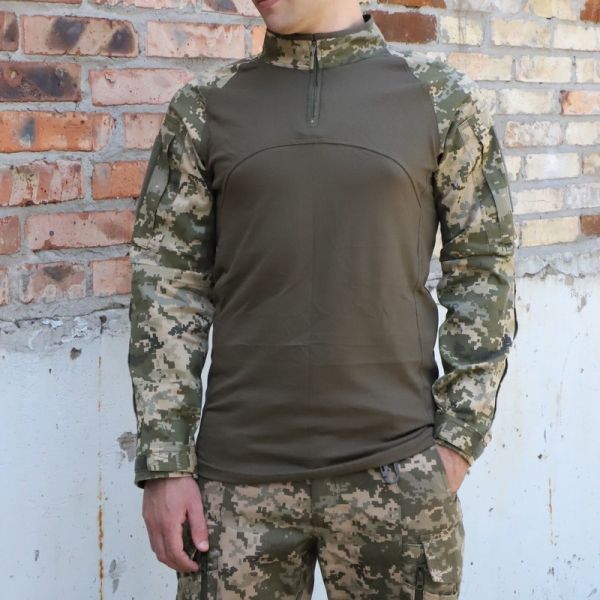 RAPTOR TAC, тактична сорочка UBACS стандарт, Олива/Піксель, 65% бавовна,35% поліестер, ріп стоп