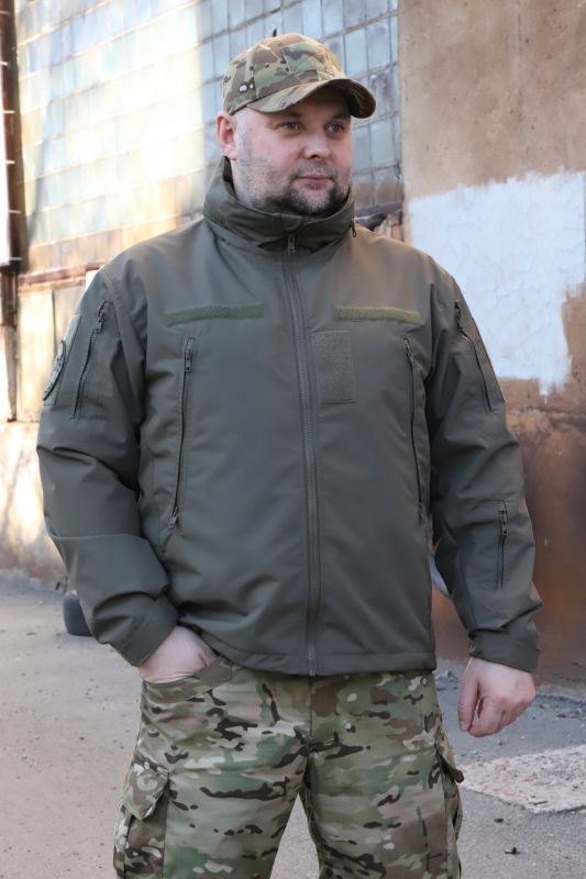 Куртка HUNTER PRO MAX волого-вітрозахисна, олива-Nord Storm ріп стоп Raptor Tac