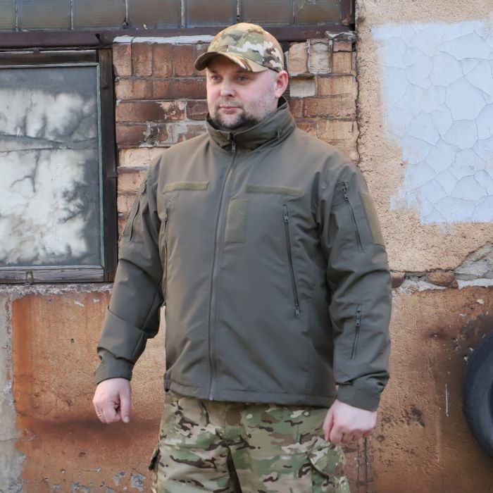 Куртка HUNTER PRO MAX волого-вітрозахисна, олива-Nord Storm ріп стоп Raptor Tac