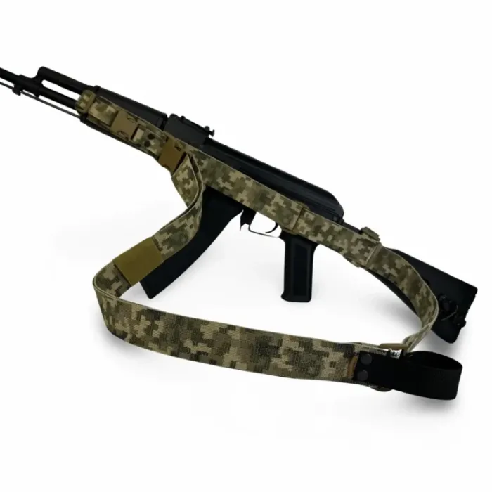 Ремінь збройовий триточковий Hel sling піксель
