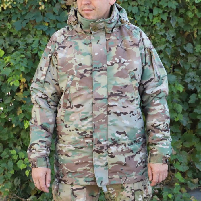 Зимова куртка "Хуртовина" Мультікам, вітро та вологозахисна, Nord Storm, ріп стоп, Raptor Tac