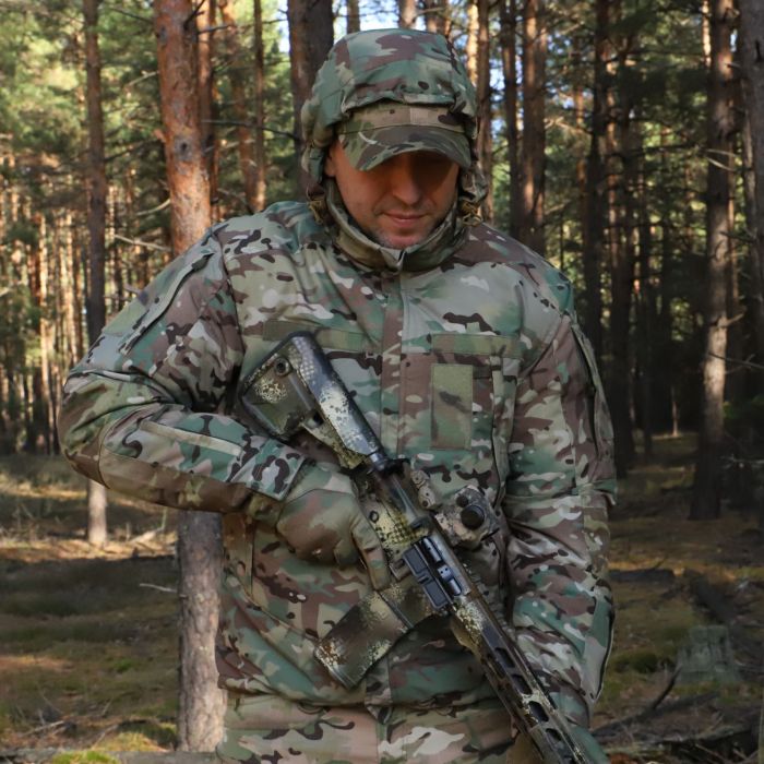 Куртка зимова "Альфа" Nord Storm, вітро та вологозахисна Multicam, ріп стоп, кордура USA оригінал, Raptor Tac
