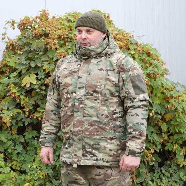 Зимова куртка "Хуртовина"  Multicam, вітро та вологозахисна Oxford, Raptor Tac