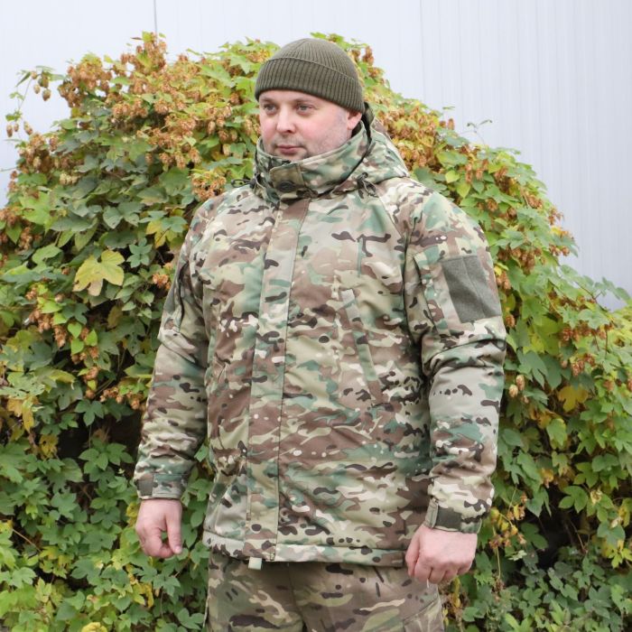 Зимова куртка "Хуртовина"  Multicam, вітро та вологозахисна Oxford, Raptor Tac