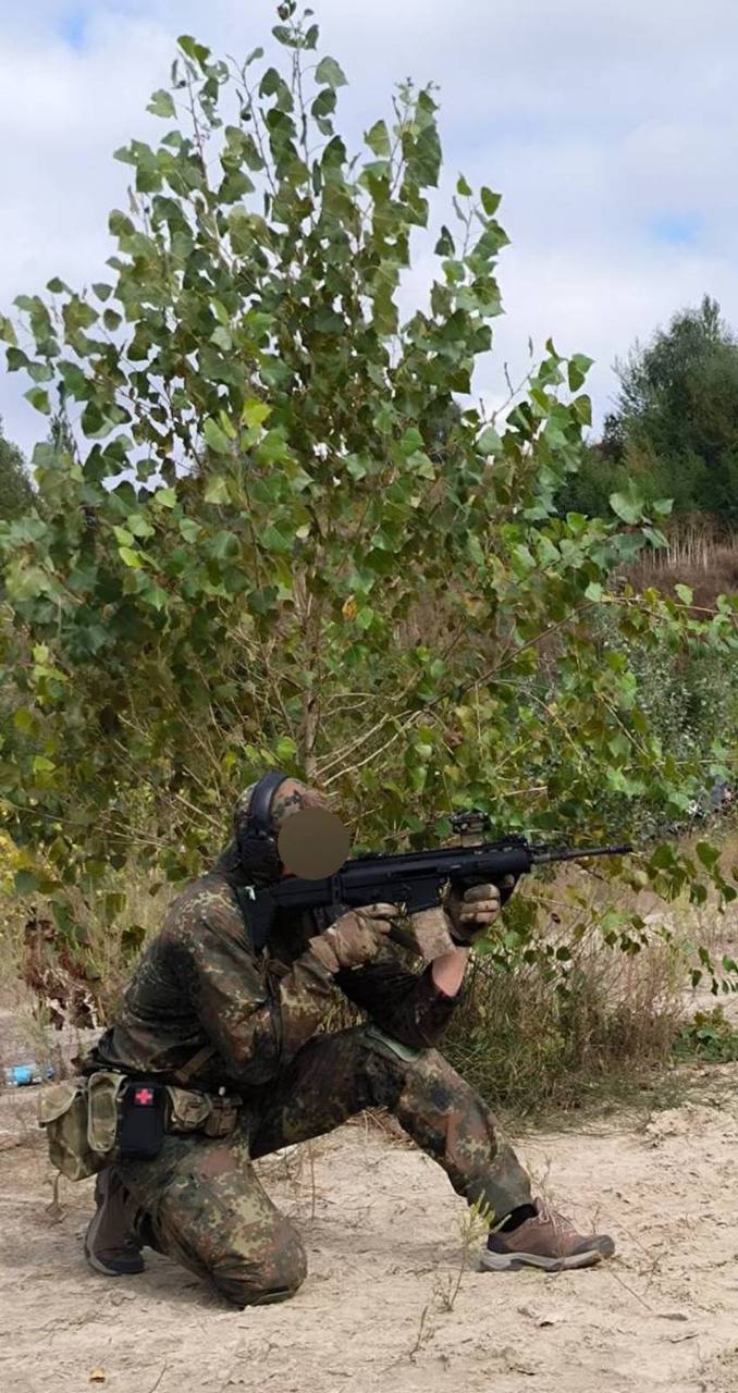 Військовий камуфляж флектарн Німецький лісовий Flecktarn